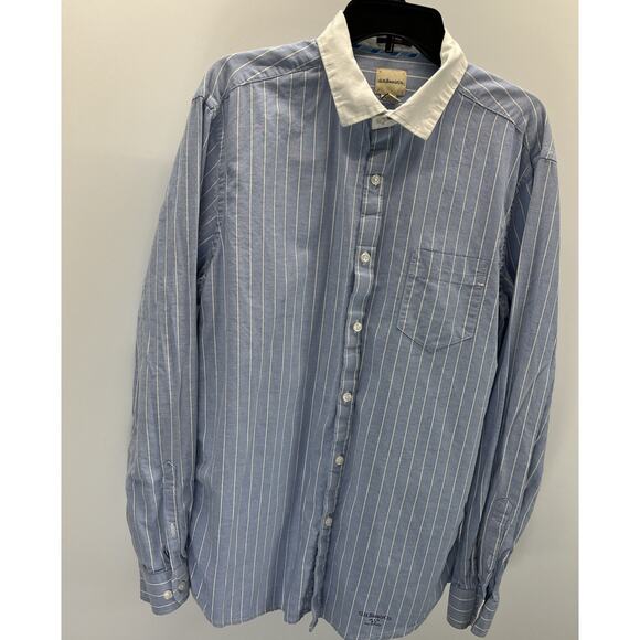 G.h. Bass & Co Ivy Oxford 40’s Longsleeve Button Up Slim Fit Shirt Size Large - Picture 7 of 9